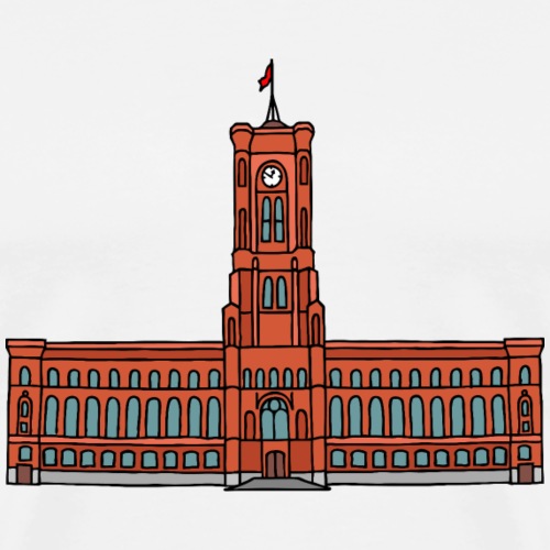 Rotes Rathaus BERLIN - Männer Premium T-Shirt