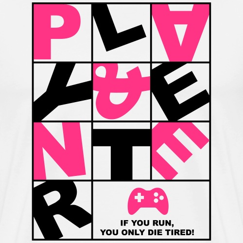 Play and Enter pink - Männer Premium T-Shirt