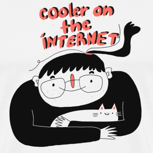 cooler on the internet - Männer Premium T-Shirt