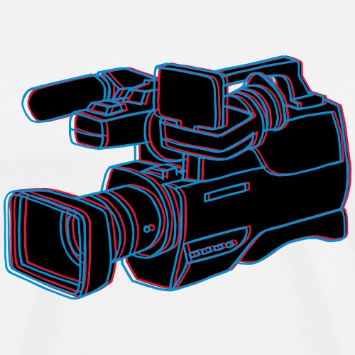 Video Kamera - Männer Premium T-Shirt