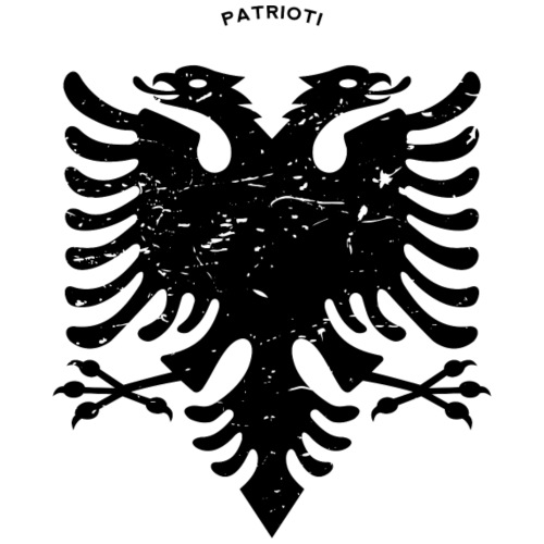 Albanischer Adler im Vintage Look - Patrioti - Männer Premium T-Shirt