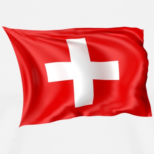 Flaga Szwajcarska Flaga Narodowa - Koszulka męska Premium