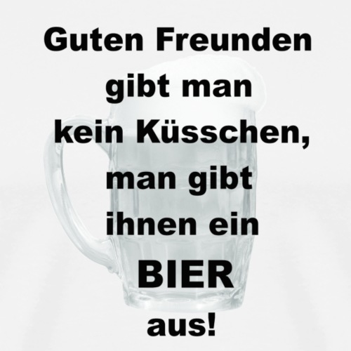 Bier Glas Vatertag Himmelfahrt - Männer Premium T-Shirt