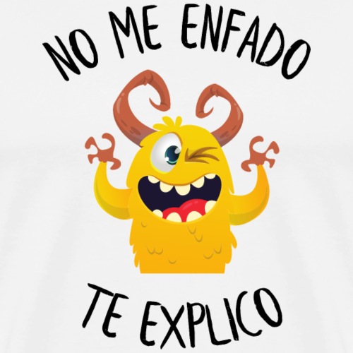 J'm'énerve pas, j'explique en espagnol - Camiseta premium hombre