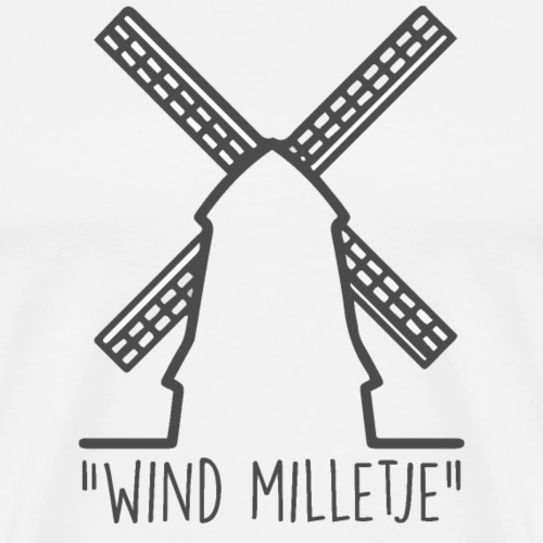 Wind Milletje - Mannen Premium T-shirt