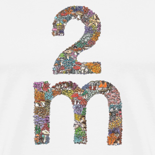 2 m / Corona-Abstand / Pilze - Männer Premium T-Shirt
