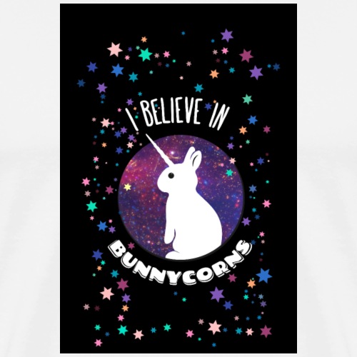 I believe in bunnycorns Einhorn Hasen Kaninchen - Männer Premium T-Shirt