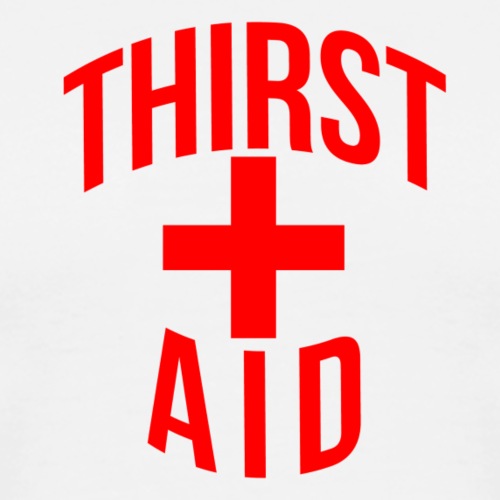 Thirst Aid - Premium-T-shirt herr