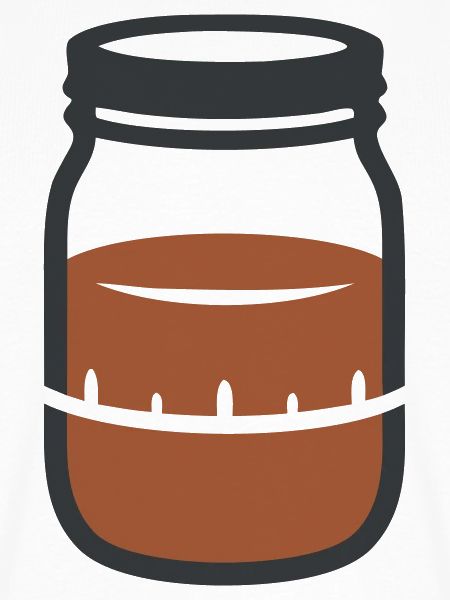Sauerteig Einmachglas Icon