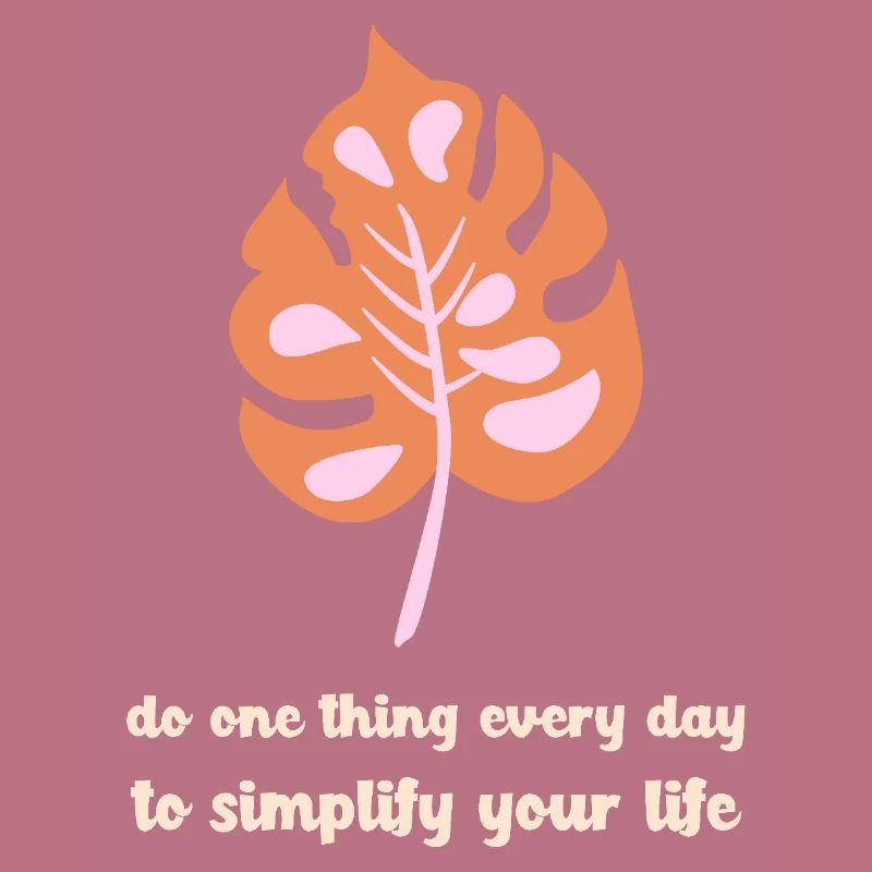one step at a time will go a long way
