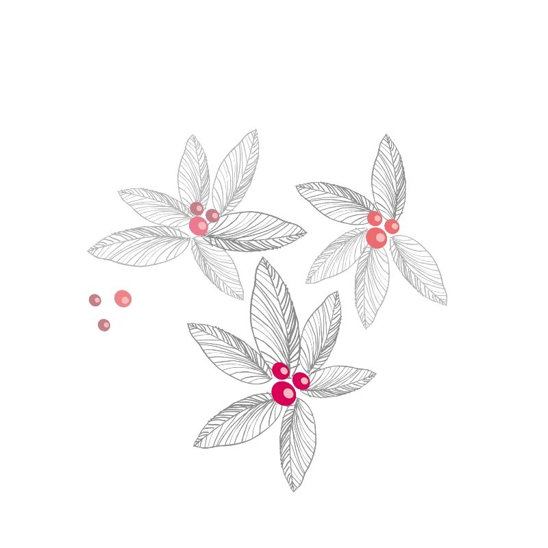 Fleurs avec perles