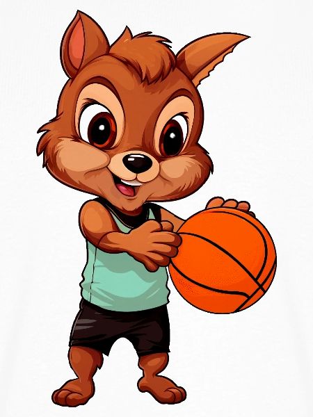 Basketballer Eichhörnchen