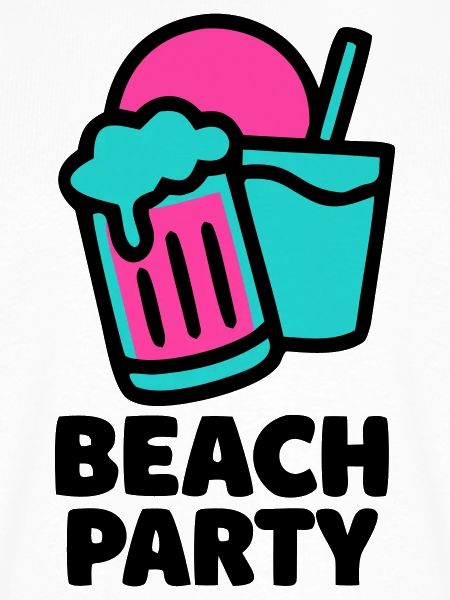Beach Party Bierkruege Logo