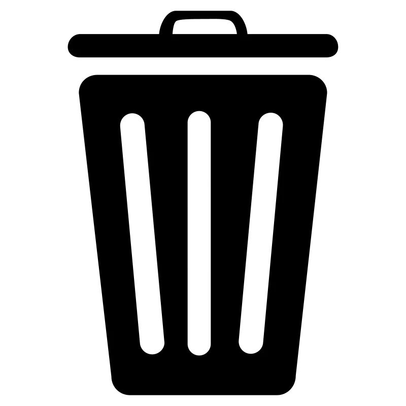Trash can garbage can garbage can icon icon