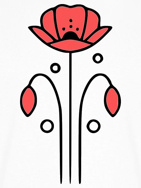 mohnblume-mohnblumen-minimalistisch-line-art-7