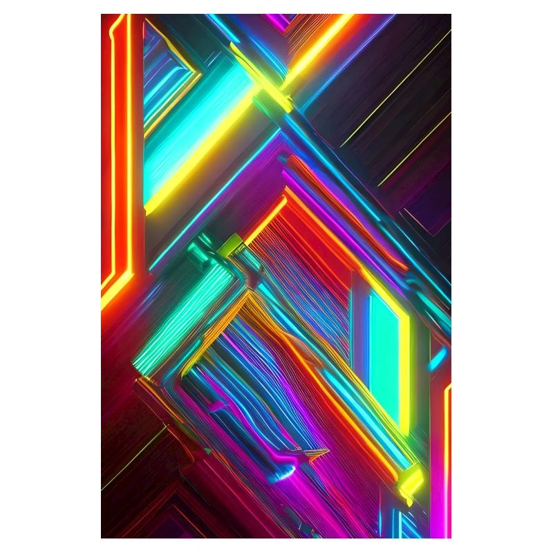 Abstract Neon Art