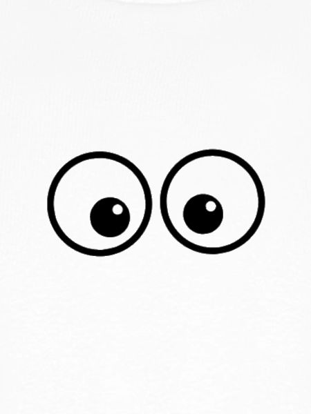 Augen-Duo im Comicstil
