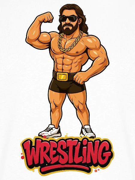 Wrestler Cartoon