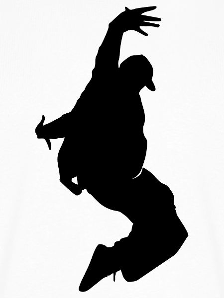 B-Boy Silhouette – Breakdance Freeze