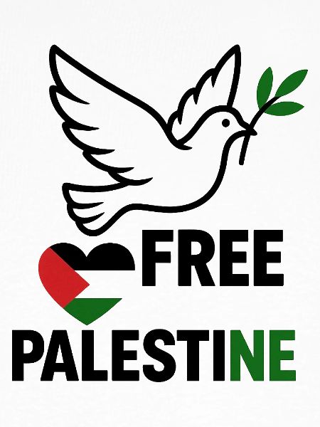 Free Palestine Dove