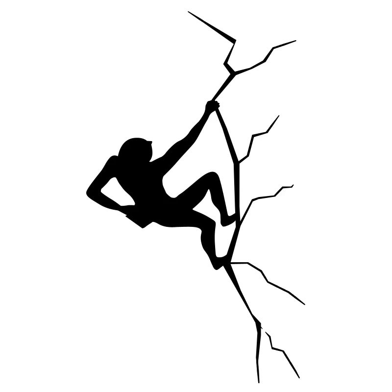 crack climbing