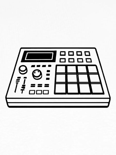 Beatpad Grafik Drum Pad Muster
