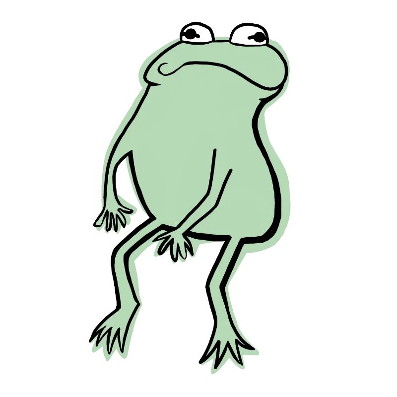 Grenouille non aimée