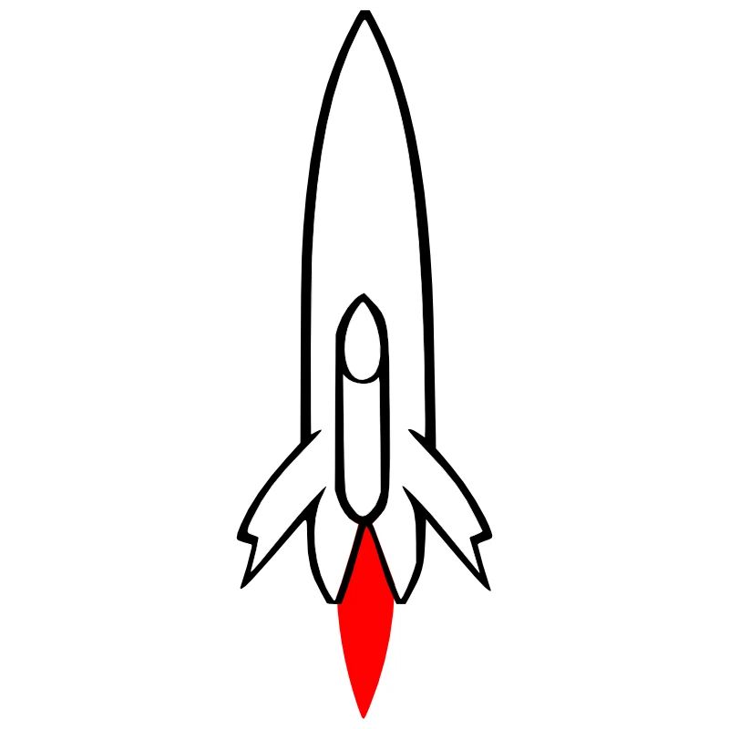 Vecteur de vol spatial spatial de fusée spatiale