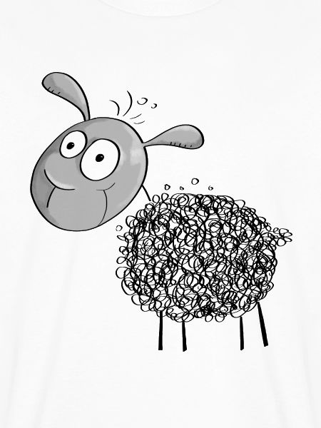 Kleines Wollschaf - Schaf Comic