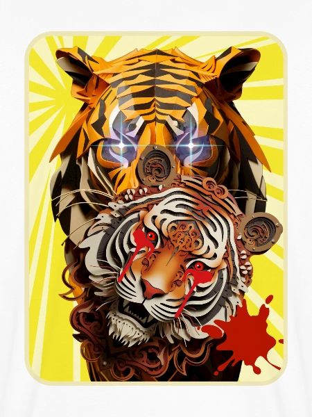 Tiger und Löwe