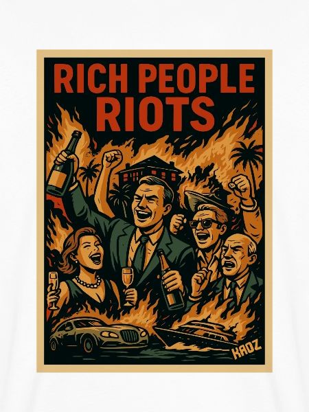 Reiche feiern – Aufruhr Poster
