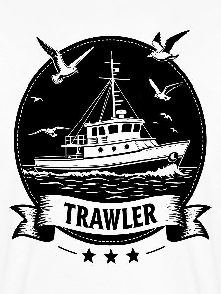 Trawler Nautik Seefahrt Silhouette