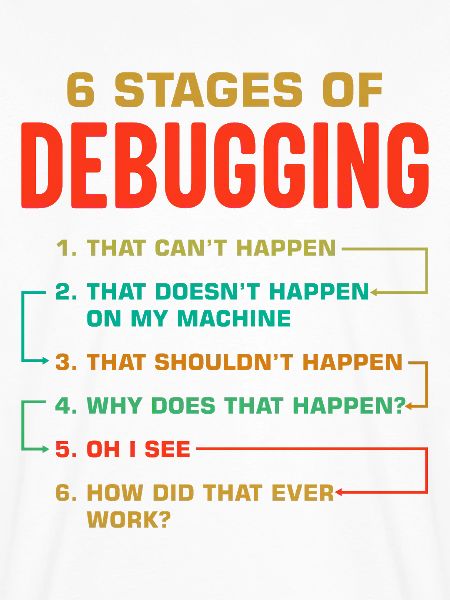 6 Stufen des Debuggings