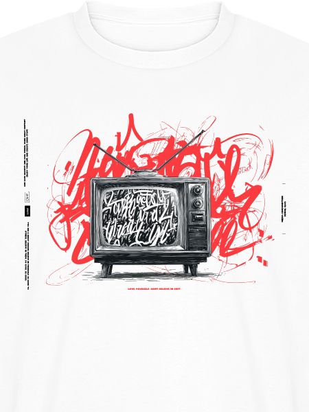 Retro TV Graffiti Chaos