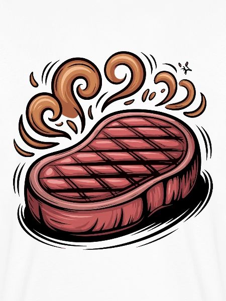Gegrilltes Steak Illustration