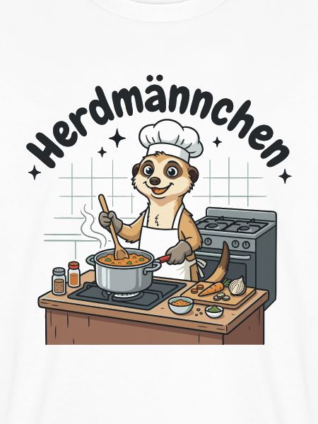 Herdmännchen Koch Erdmännchen am Herd 
