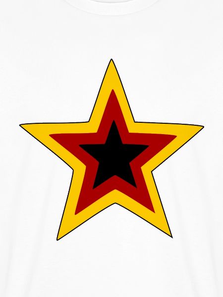 Deutschland Retro Sternlogo