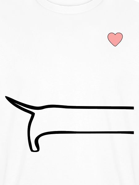 Minimalistisch Hunde Rücken
