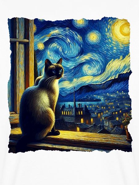 Siamkatze Starry Night
