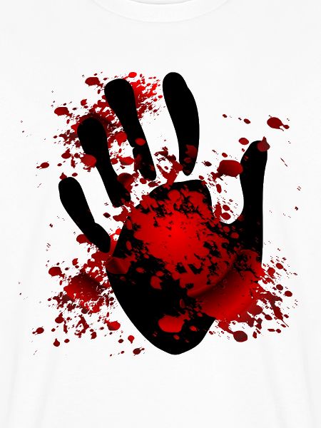 Halloween Blutende Hand