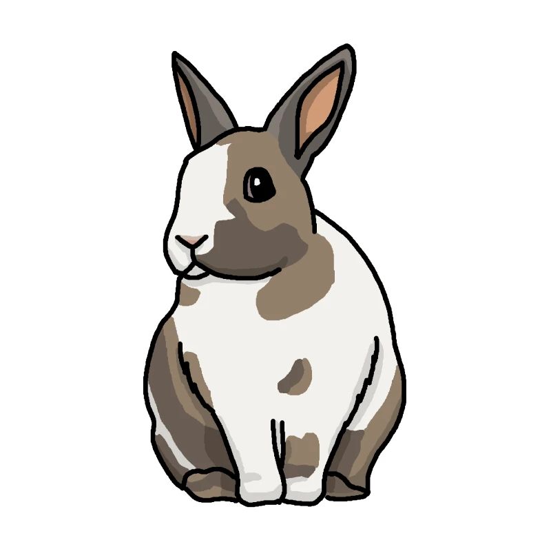 Lapin, lapin, mignon, dessin animé