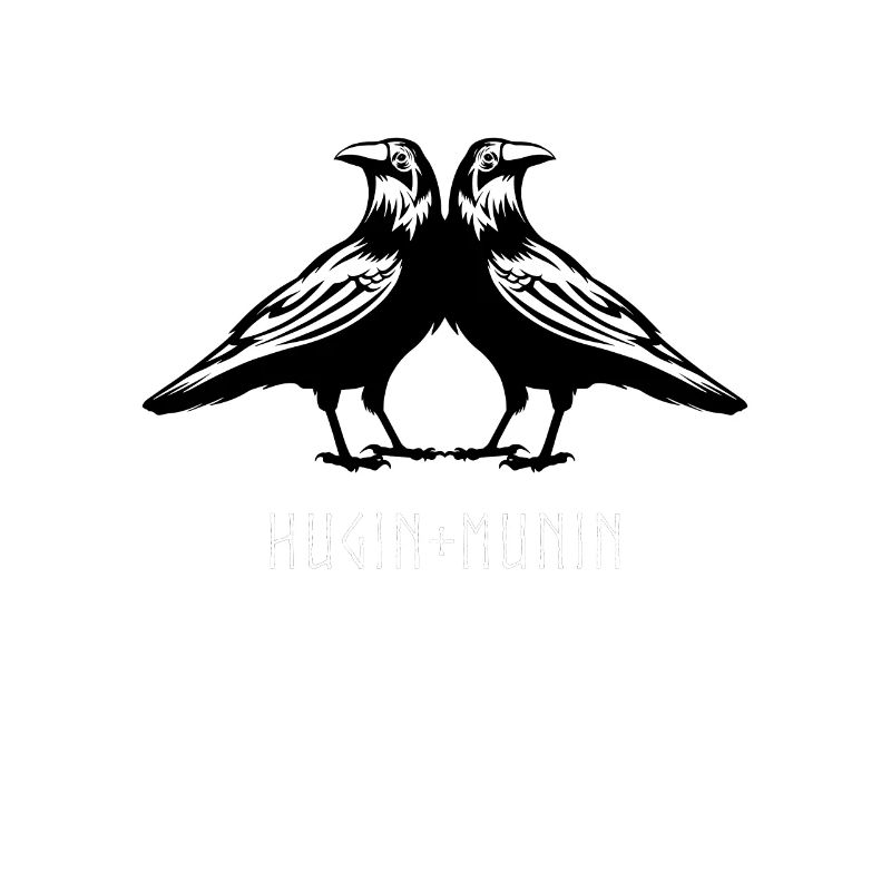 Wikinger Odins Raben Hugin & Munin