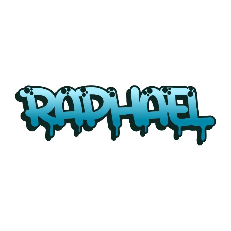Graffiti naam Raphael