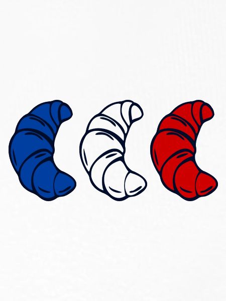 Land Frankreich Croissants
