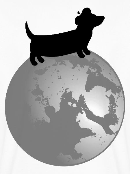 Dachshund Dogs Moon