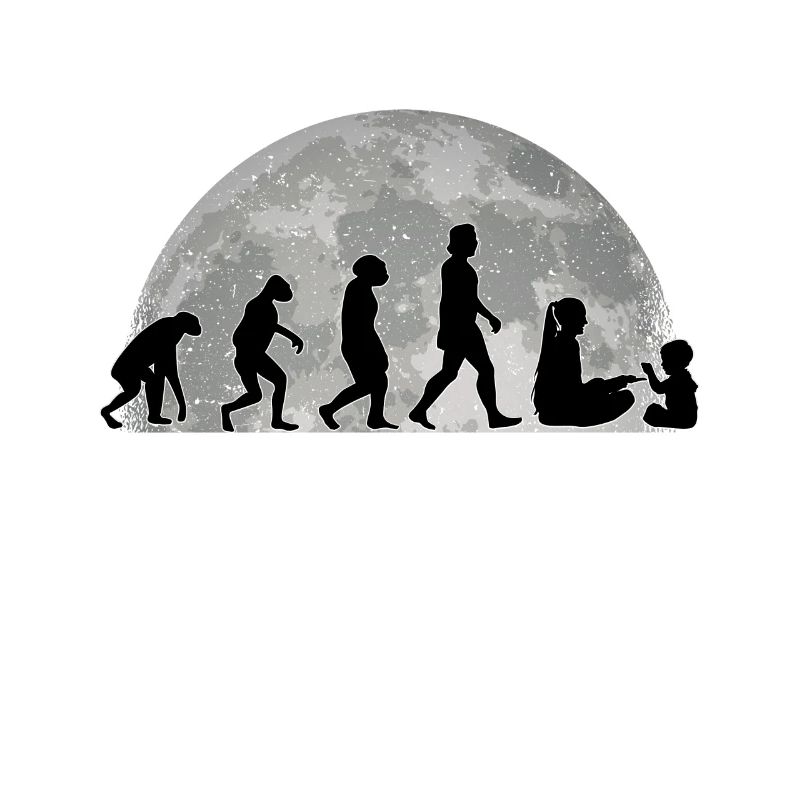 Kindergarten teacher Evolution Moon Educator Gift