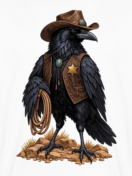 Raben Sheriff im Westernstil