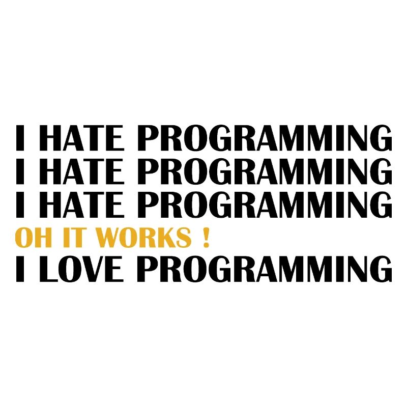 Étudiant en informatique, j'adore la programmation