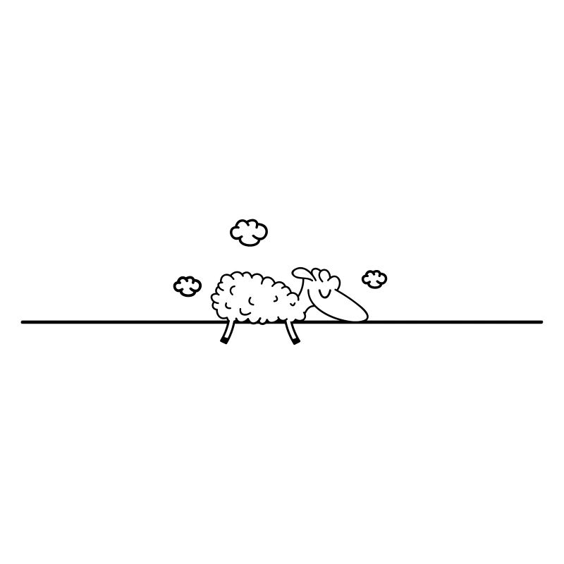 sleeping sheep