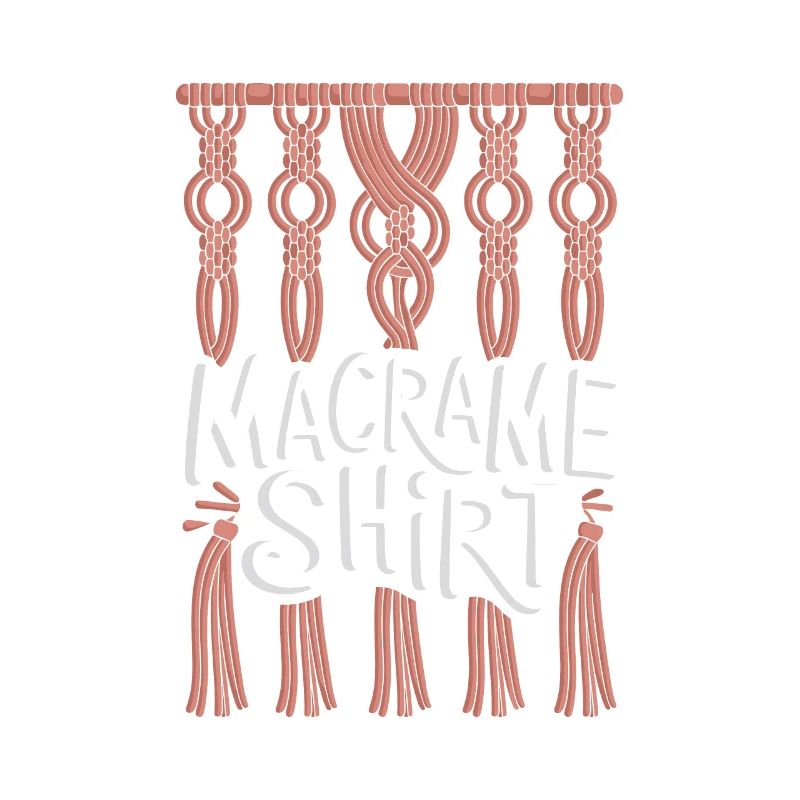Funny macrame quote for boho macrame lovers